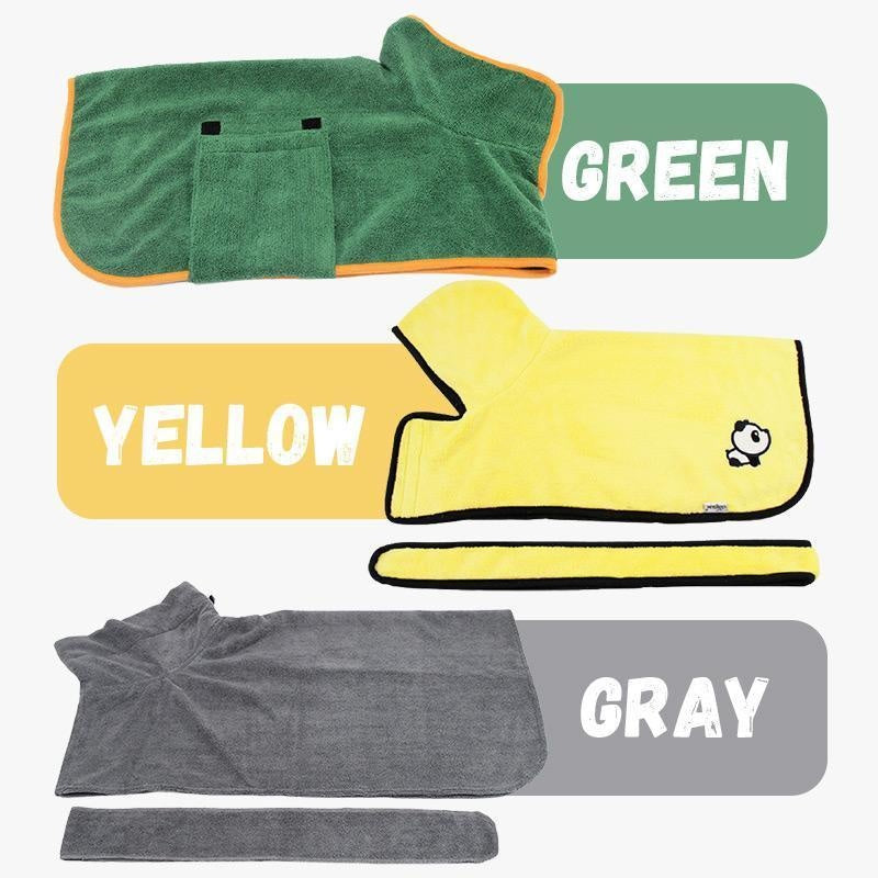 CozyDry Microfiber Pet Bathrobe