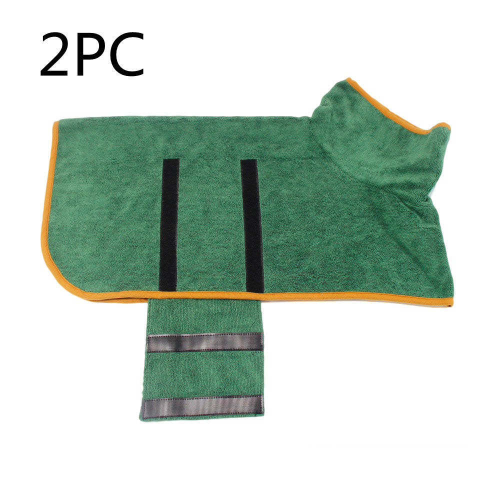 CozyDry Microfiber Pet Bathrobe