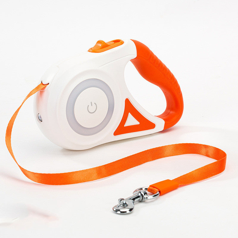 AutoGlow Retractable Leash & Collar Set