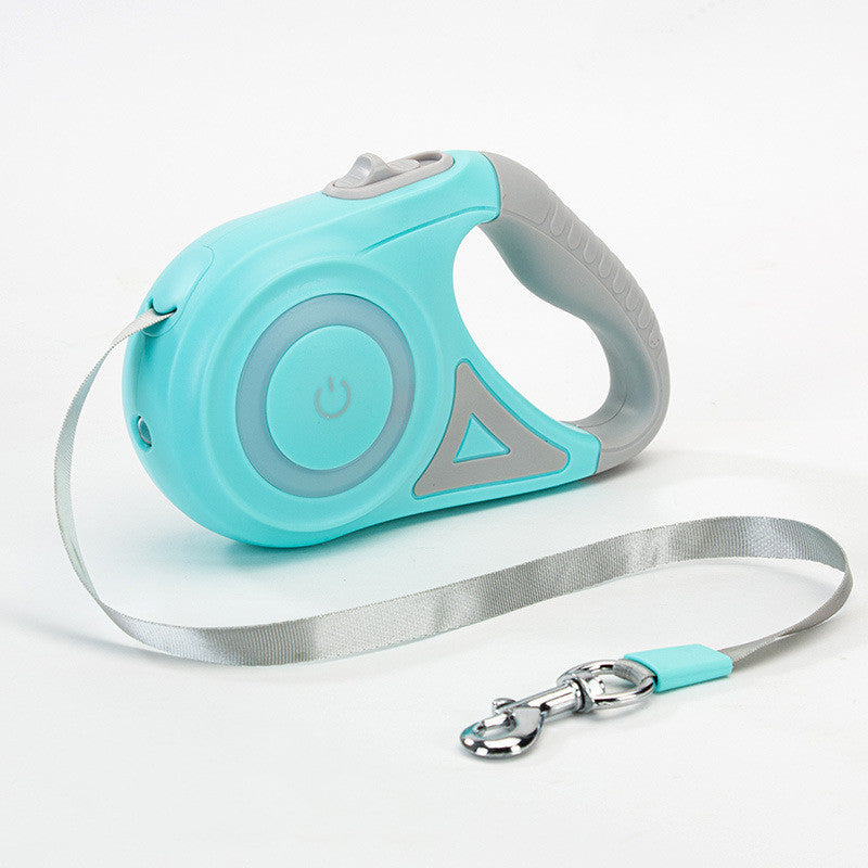 AutoGlow Retractable Leash & Collar Set