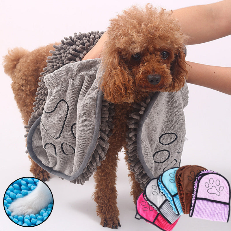 Quick-Dry Microfiber Pet Towel