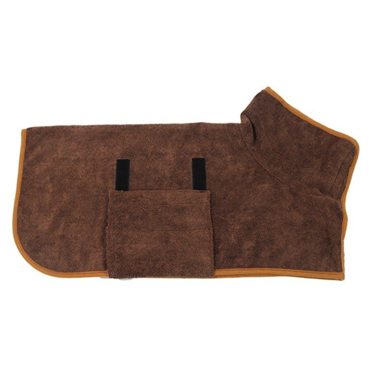 CozyDry Microfiber Pet Bathrobe
