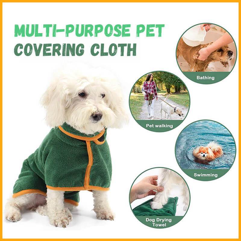 CozyDry Microfiber Pet Bathrobe