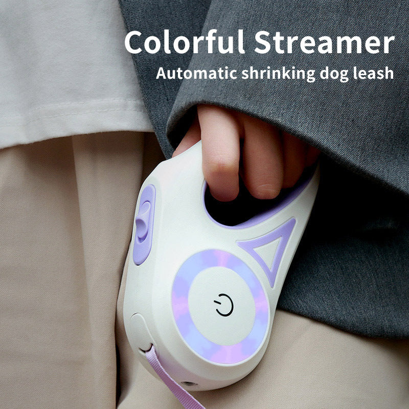 AutoGlow Retractable Leash & Collar Set