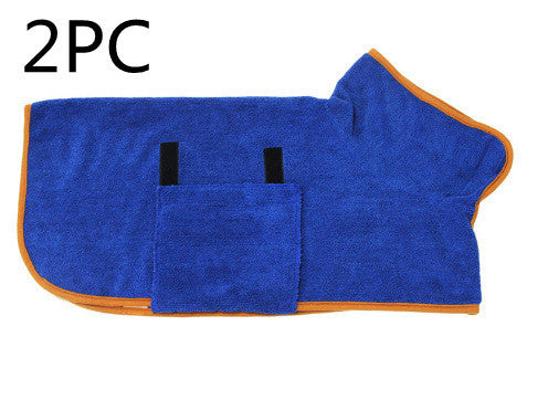 CozyDry Microfiber Pet Bathrobe
