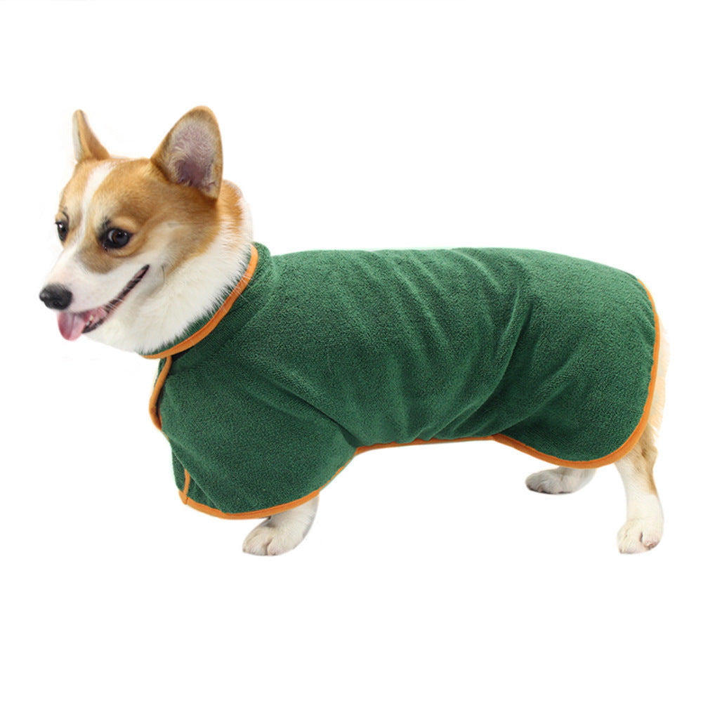 CozyDry Microfiber Pet Bathrobe