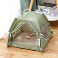 Cozy Cat Tent — Enclosed Plush Cat House Bed